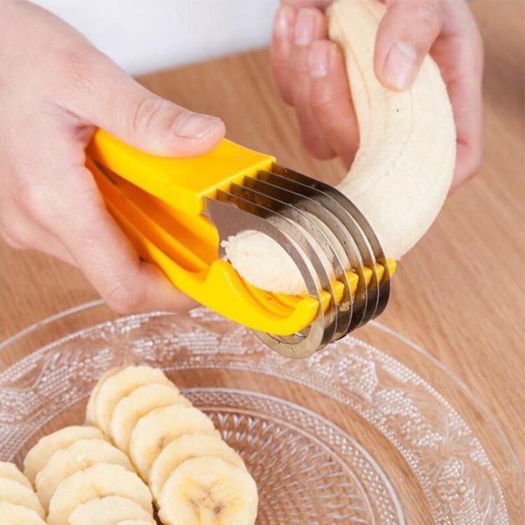 LsCook キッチンツール バナナスライサー カッター チョッパー フルーツサラダ用 バナナスライサー
