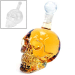 クリスタルガラススカルボトル ウォッカ＆ウイスキー＆ビールリキュール＆赤ワイン＆その他飲料用 1000ML