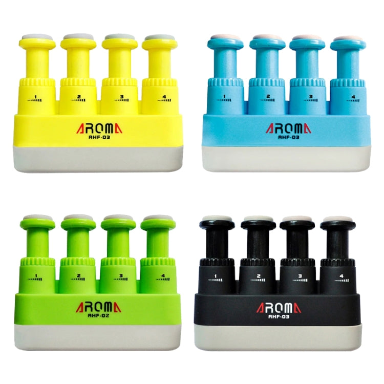 AROMA AHF-03 ハンドフィンガーエクササイザー エクステンド、AROMA AHF-03（ブラック）、AROMA AHF-03（グリーン）、AROMA AHF-03（ブルー）、AROMA AHF-03（イエロー）