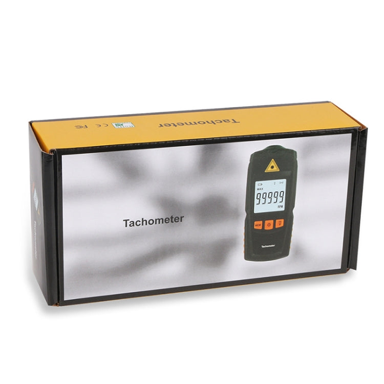 BENETECH GM8905 ハンドヘルドデジタルレーザータコメーター、測定範囲：2.5-99999RPM、GM8905