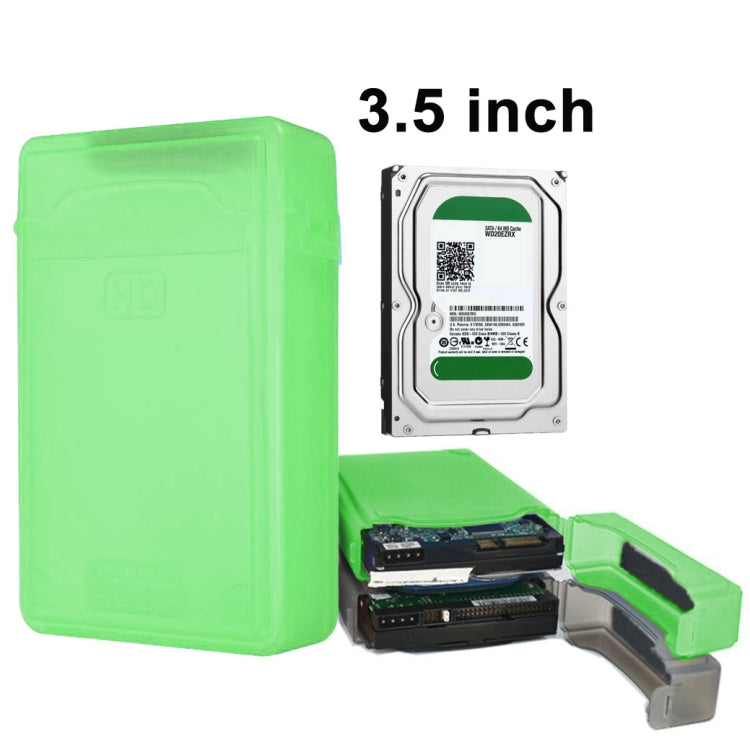 3.5インチ ハードドライブディスク HDD SATA IDE プラスチック収納ボックスエンクロージャーケース