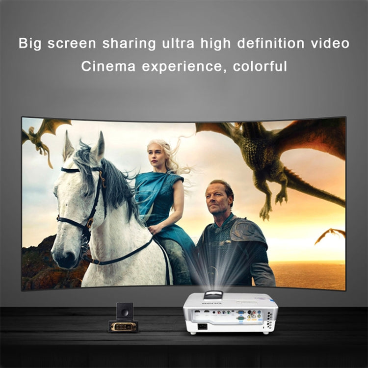 360度回転 ゴールドメッキDVI 24+1ピンオスから19ピンHDMIメスアダプター、DVI 24+1ピンオスからHDMIメス