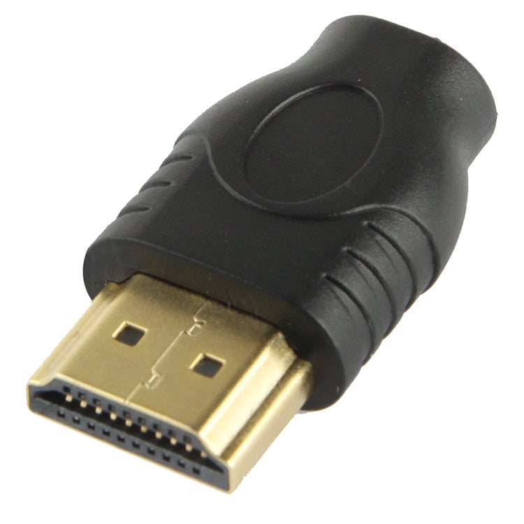 ゴールドメッキHDMI 19ピンオスからマイクロHDMIメスアダプター、HDMIオスからマイクロHDMIメス