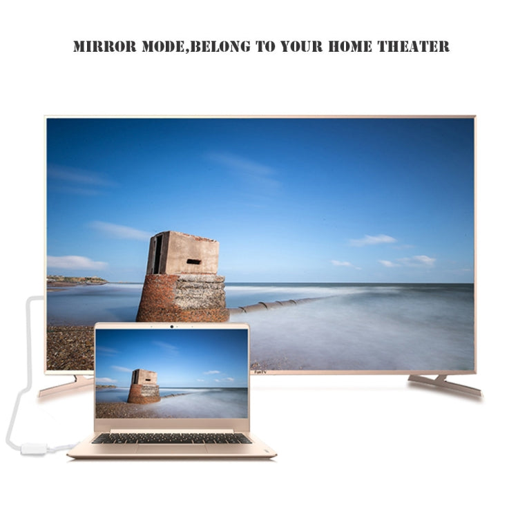 Macbook 12インチ / Chromebook Pixel 2015用、HDMIメス（ホワイト）