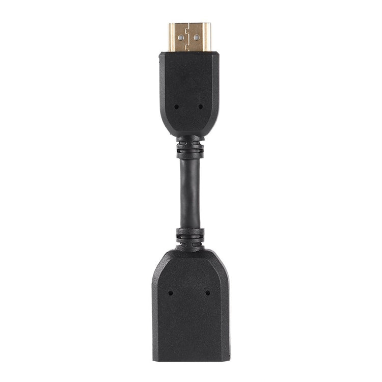 10cm HDMI 19ピンオスからHDMI 19ピンメス（AM-AF）コネクターアダプターケーブル、HDMI AMからAFへ