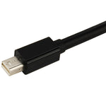 ミニディスプレイポートオス - HDMI＋VGA＋DVIメスアダプター変換ケーブル MacBook Pro Air用、ケーブル長：17cm、ミニDP - HDMI＋VGA＋DVI（ブラック）、ミニDP - HDMI＋VGA＋DVI（ホワイト）