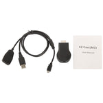 M2 Android 1080P Ezcast HDMIドングル / HDMI AirPlay DLNA WIFIディスプレイレシーバー Android OS / iOS / MAC OS / Windows対応 オンライン共有対応