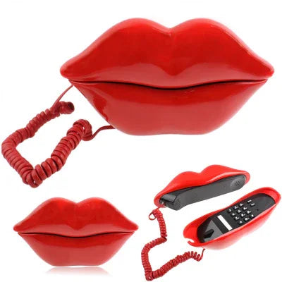 セクシーレッドホットリップス形有線電話 セクシーレッドホットリップス電話