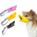 かわいいアヒル口形シリコンマズル ペット犬用、サイズ: S、S イエロー、S ピンク、S コーヒー
