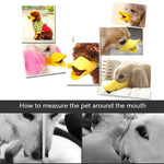 かわいいアヒル口形シリコンマズル ペット犬用、サイズ: S、S イエロー、S ピンク、S コーヒー