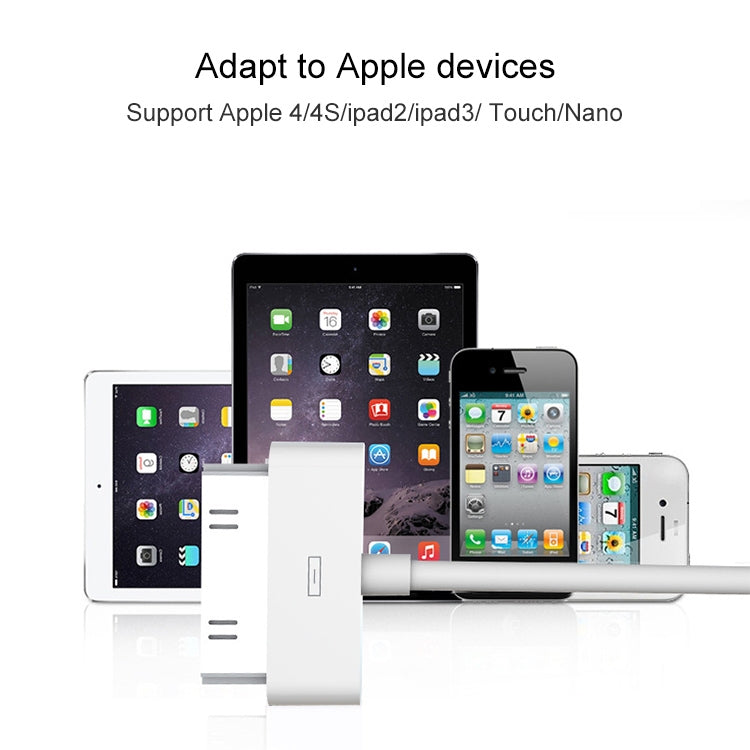 2m 30ピン データ同期ケーブル iPhone 4 & 4S、iPhone 3GS / 3G、iPad 3 / iPad 2 / iPad対応