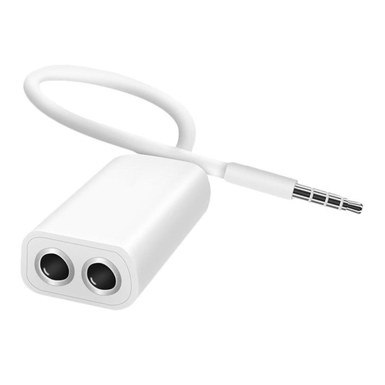 Auxオーディオケーブル 3.5mm to 2 x メス分配アダプター、電話、タブレット、ヘッドホン、MP3プレーヤー、車/家庭用ステレオ対応