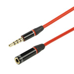1.2m Auxオーディオケーブル 3.5mm オス to メス、電話、タブレット、ヘッドホン、MP3プレーヤー、車/家庭用ステレオ対応