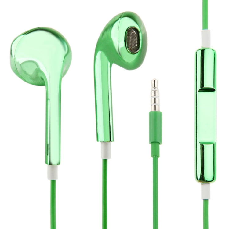 3.5mmステレオ電気めっきワイヤーコントロールイヤホン、Androidスマホ／PC／MP3プレーヤー／ノートパソコン対応