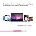 3.5mm Stereo Electroplating Wire Control Earphone for Android Phones / PC / MP3 Player / Laptops