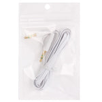 ヌードルスタイル3.5mmジャックイヤホンケーブル、iPhone 5 / iPhone 4 & 4S / 3GS / 3G / iPad 4 / iPad mini / mini 2 Retina / New iPad / iPad 2 / iTouch / MP3対応、長さ：1m