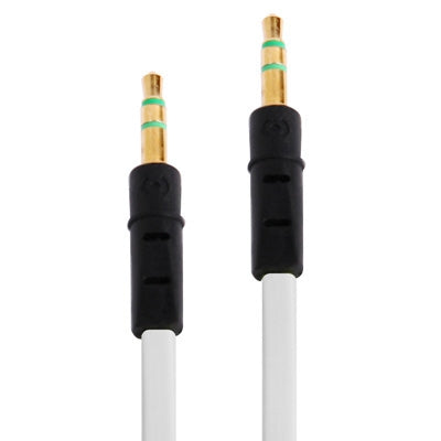 ヌードルスタイル3.5mmジャックイヤホンケーブル、iPhone 5 / iPhone 4 & 4S / 3GS / 3G / iPad 4 / iPad mini / mini 2 Retina / New iPad / iPad 2 / iTouch / MP3対応、長さ：1m