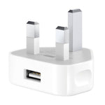 5V / 1A (UKプラグ) USB充電アダプター iPhone、Galaxy、Huawei、Xiaomi、LG、HTCおよびその他スマートフォン、充電式デバイス用