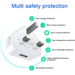 5V / 1A (UKプラグ) USB充電アダプター iPhone、Galaxy、Huawei、Xiaomi、LG、HTCおよびその他スマートフォン、充電式デバイス用