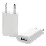 5V / 1A EUソケット USB充電アダプター iPhone、Galaxy、Huawei、Xiaomi、LG、HTCおよびその他スマートフォン、充電式デバイス用