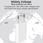 5V / 1A EUソケット USB充電アダプター iPhone、Galaxy、Huawei、Xiaomi、LG、HTCおよびその他スマートフォン、充電式デバイス用