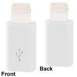 マイクロ5ピンUSBから8ピン充電＆データ転送アダプター、マイクロ5ピンUSB