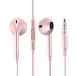 EarPods 有線ヘッドホン イヤーバッズ 有線コントロール＆マイク付き、ホワイト、ローズゴールド、レッド、ブルー、ブラック、グリーン、オレンジ、マゼンタ