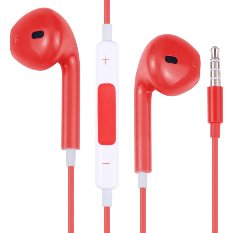 EarPods 有線ヘッドホン イヤーバッズ 有線コントロール＆マイク付き、ホワイト、ローズゴールド、レッド、ブルー、ブラック、グリーン、オレンジ、マゼンタ