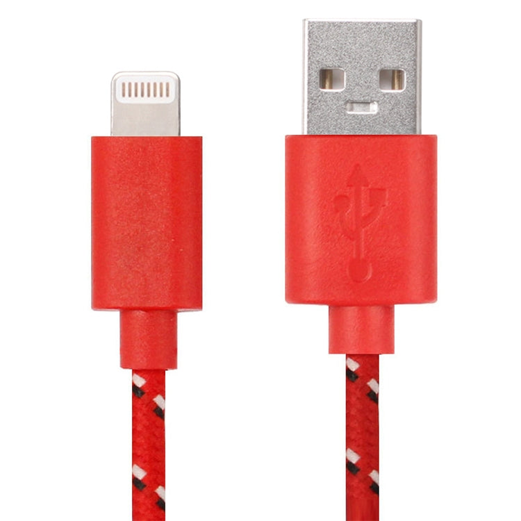 1mナイロンネット USBデータ転送充電ケーブル iPhone、iPad用、iOS 15.5まで対応