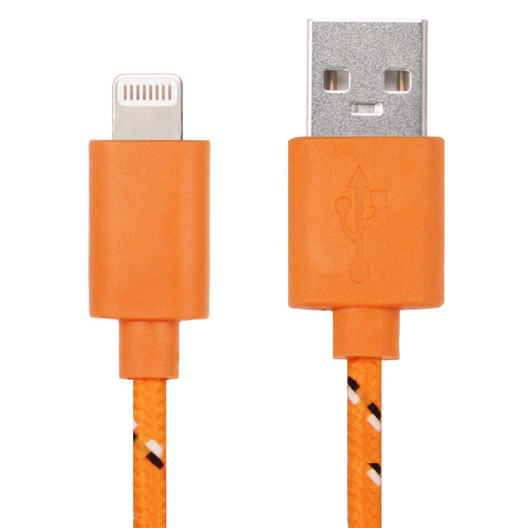1mナイロンネット USBデータ転送充電ケーブル iPhone、iPad用、iOS 15.5まで対応