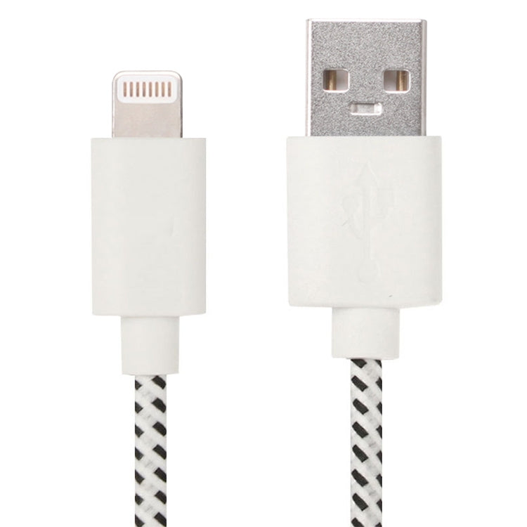 1mナイロンネット USBデータ転送充電ケーブル iPhone、iPad用、iOS 15.5まで対応