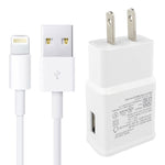 チャージャー同期ケーブル + USプラグ トラベルチャージャー iPad、iPhone、Galaxy、Huawei、Xiaomi、LG、HTCおよびその他スマートフォン、充電可能デバイス用、USプラグ