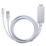 8ピンからHDMI HDTVアダプターケーブル USB充電ケーブル付き