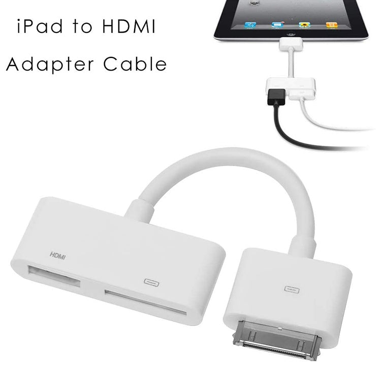 デジタルAV HDMIアダプター HDTV用 新型iPad (iPad 3) / iPad 2 / iPad / iPhone 4 & 4S / iPod Touch 4対応