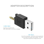 iPod shuffle 第3/2世代用 USBデータドック充電アダプター 長さ: 4.6cm