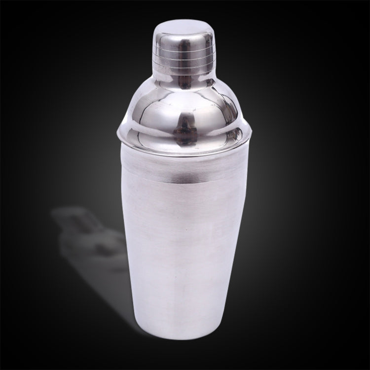 5イン1クラシックステンレスシェーカーセット、容量：550ml（シェーカー＋ジガー＋ストレーナー＋アイスクリップ＋スティラーパイプ）、5イン1シェーカーセット