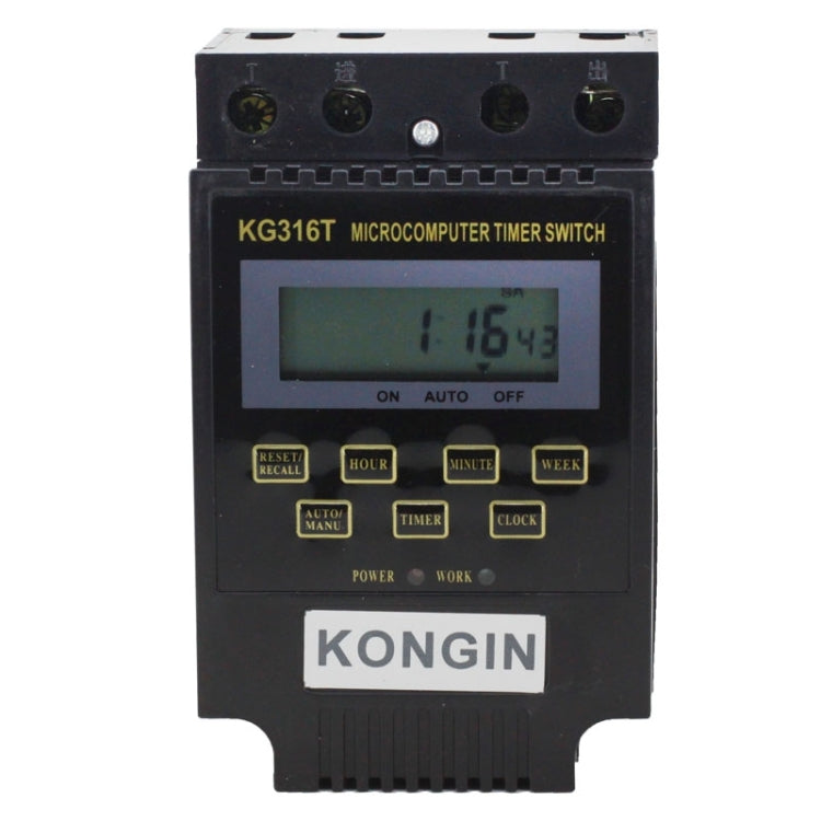 KG316T 12V LCDデジタル表示 マイクロコンピュータータイマー制御スイッチ、12V