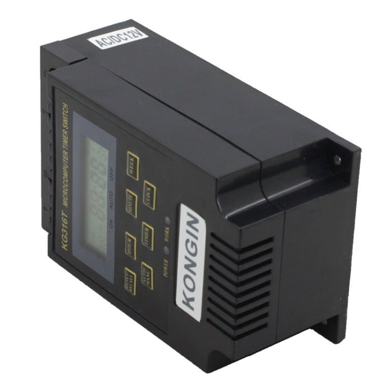 KG316T 12V LCDデジタル表示 マイクロコンピュータータイマー制御スイッチ、12V