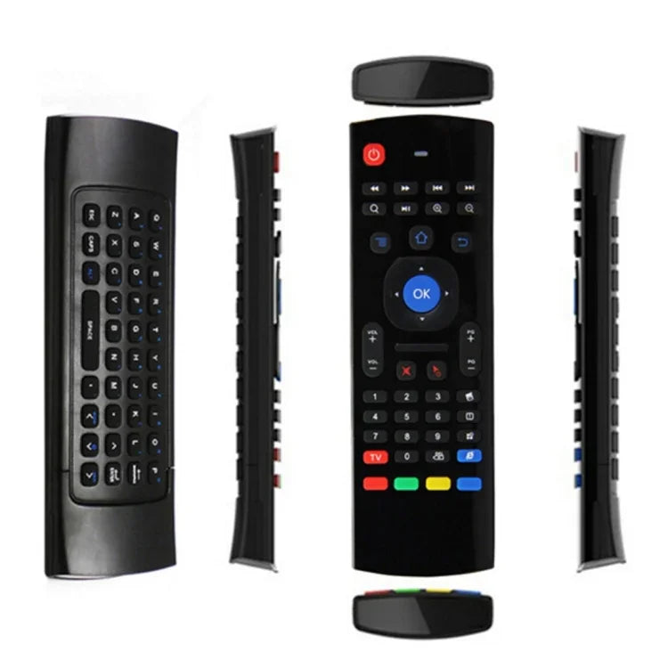 MX3 エアマウス ワイヤレス 2.4G リモコンキーボード ブラウザショートカット付き Android TVボックス / ミニPC用、エアマウス