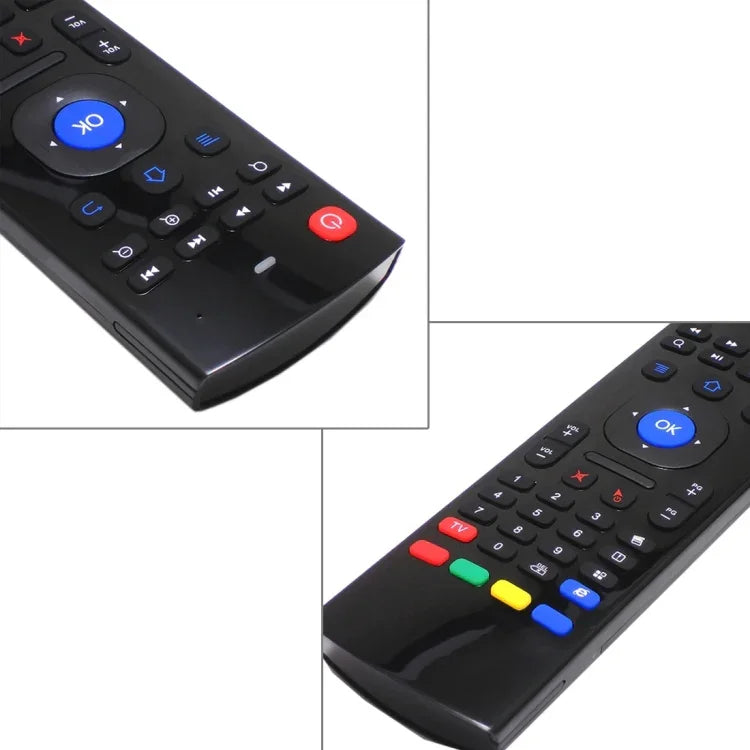 MX3 エアマウス ワイヤレス 2.4G リモコンキーボード ブラウザショートカット付き Android TVボックス / ミニPC用、エアマウス