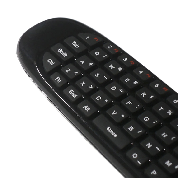 C120 T10 フライエアマウス 2.4GHz 充電式ワイヤレスキーボードリモコン Android TVボックス / PC用、ワイヤレスキーボード