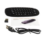 C120 T10 フライエアマウス 2.4GHz 充電式ワイヤレスキーボードリモコン Android TVボックス / PC用、ワイヤレスキーボード