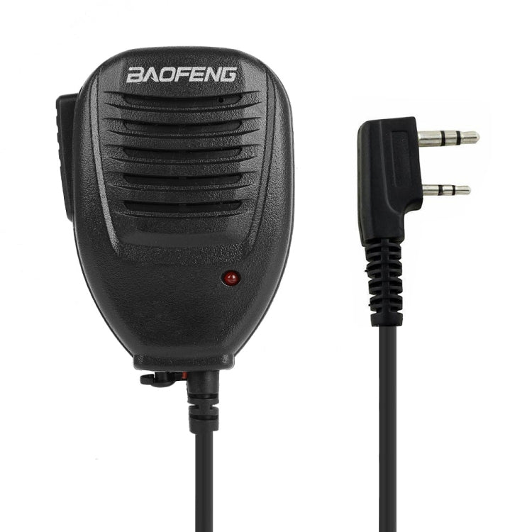 Baofeng クリップオン スピーカーマイク トランシーバー用、3.5mm＋2.5mmイヤホン＋マイクプラグ、マイクロフォン