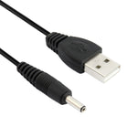 USBオスからDC 3.5 x 1.35mm電源ケーブル、長さ：1.2m、長さ：60cm