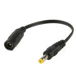 5.5 x 2.1mm DCメスから4.8 x 1.7mm DCオス電源コネクターケーブル ノートパソコンアダプター用、長さ：15cm、4.8 x 1.7mm