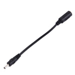 5.5 x 2.1mm DCメスから3.5 x 1.35mm DCオス電源コネクターケーブル ノートパソコンアダプター用、長さ：15cm、3.5 x 1.35mmオス