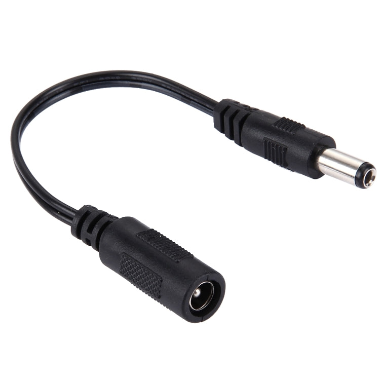 5.5 x 2.1mm DCメスから5.5 x 2.5mm DCオス電源コネクターケーブル ノートパソコンアダプター用、長さ：15cm、5.5 x 2.5mmオス