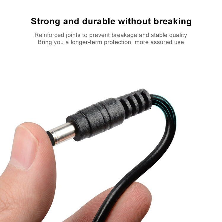 4.0 x 1.7mm DCオス電源ケーブル ノートパソコンアダプター用、長さ：1.2m