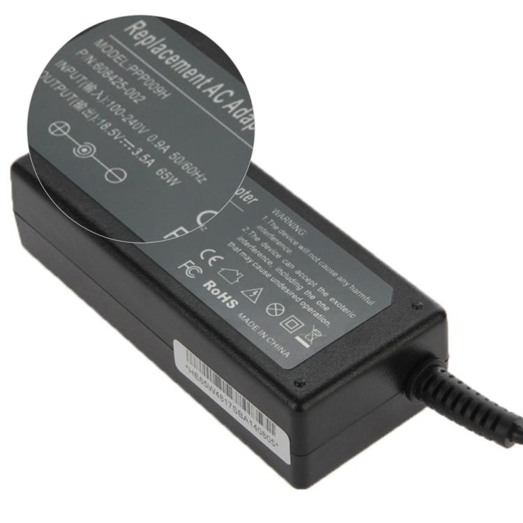 HPノートパソコン用65W 18.5V 3.5A ACアダプター、出力先端：4.8mm x 1.7mm、18.5V 3.5A