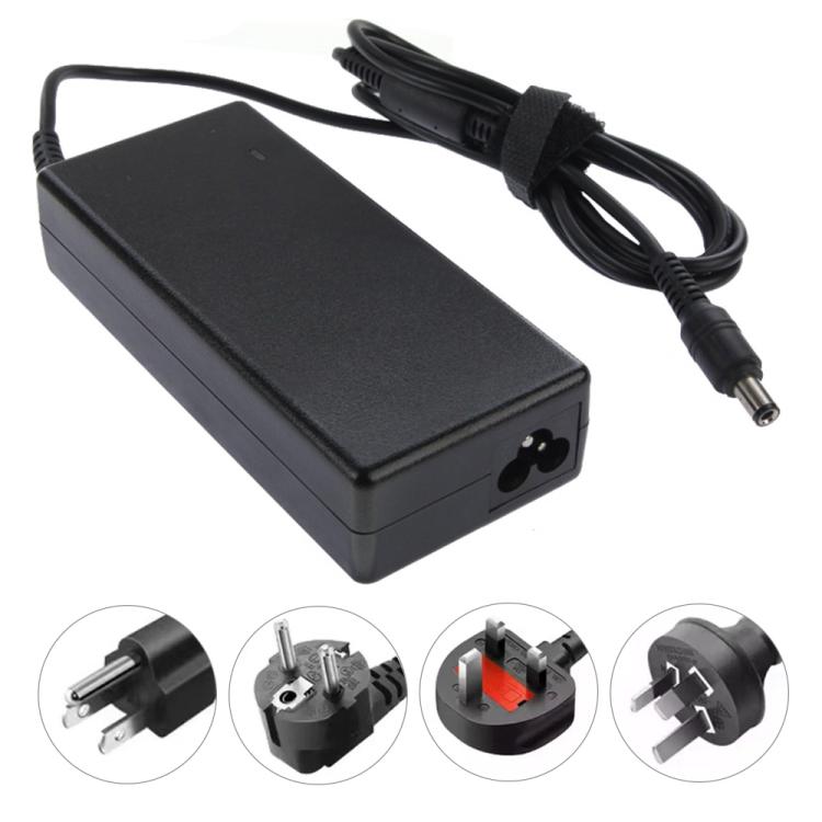 東芝ノートパソコン用90W 15V 6A ACアダプター、出力先端：6.3mm x 3.0mm
